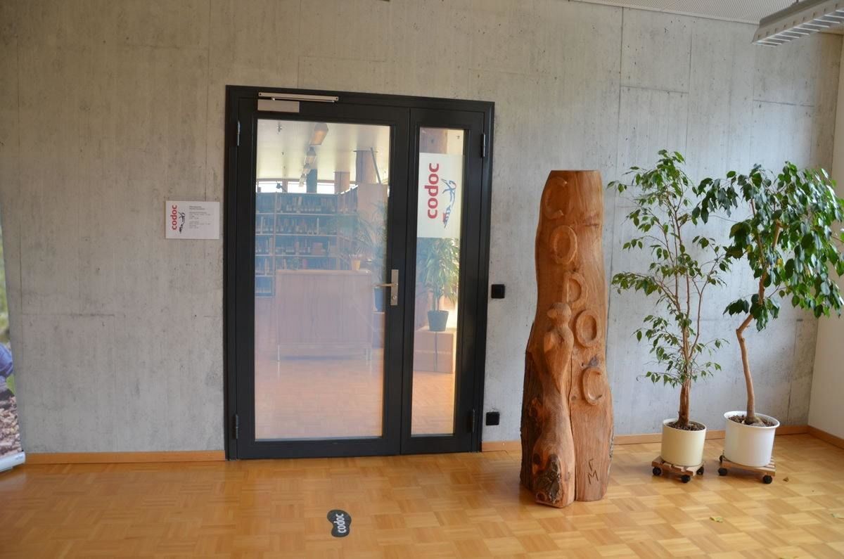 Eingang zum Büro von Codoc