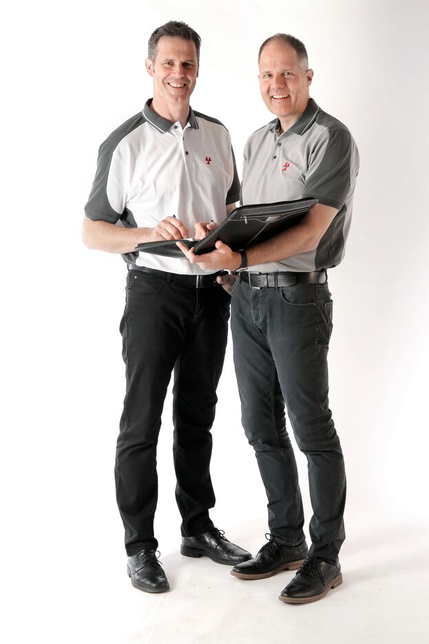 Firmeninhaber Martin und Andreas Wyss