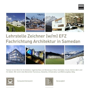 Lehrstelle 2021 Zeichner In Efz Architektur Samedan Gr
