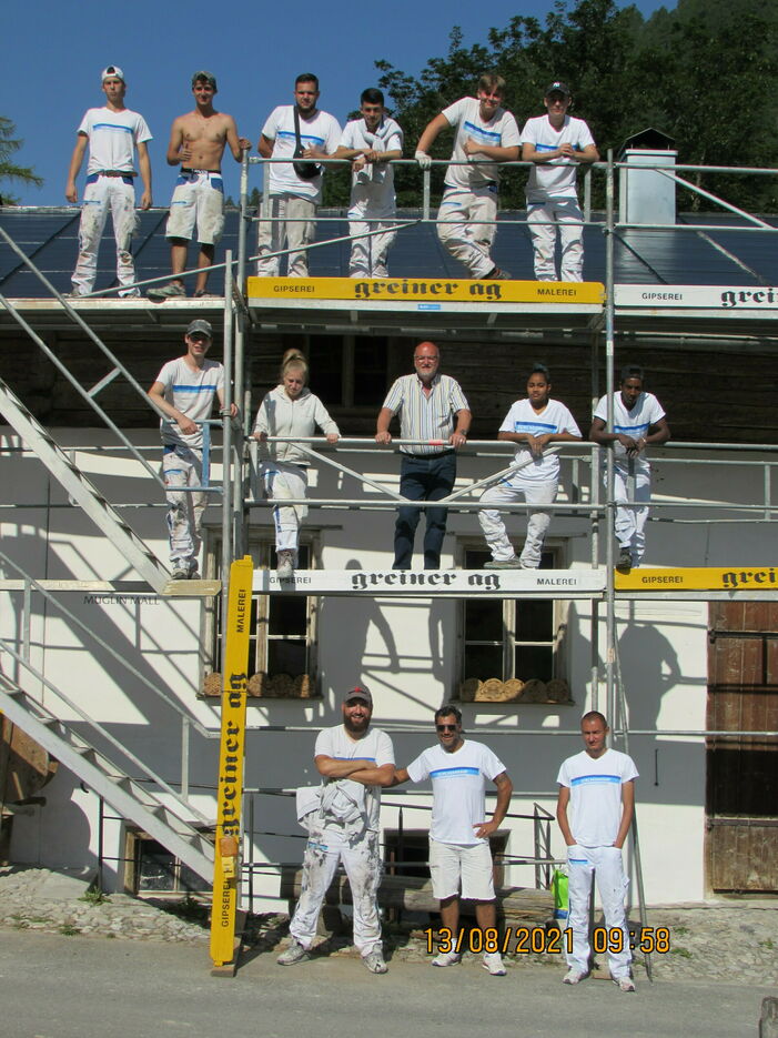 Lehrlingsbaustelle Muglin Mall, Val Mustair 2021