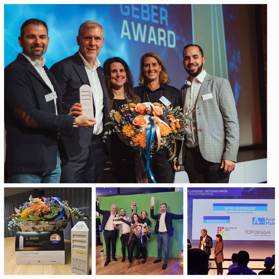 Swiss Arbeitgeber Award 2024! 1. Rang!
