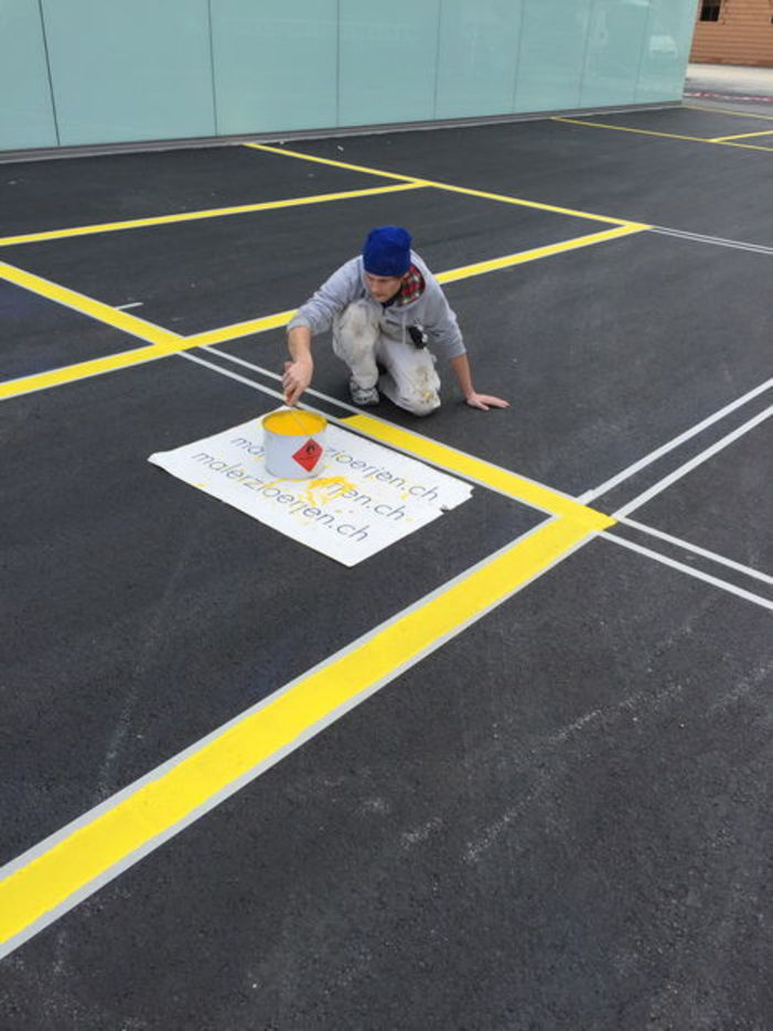 Parkplatzmarkierung