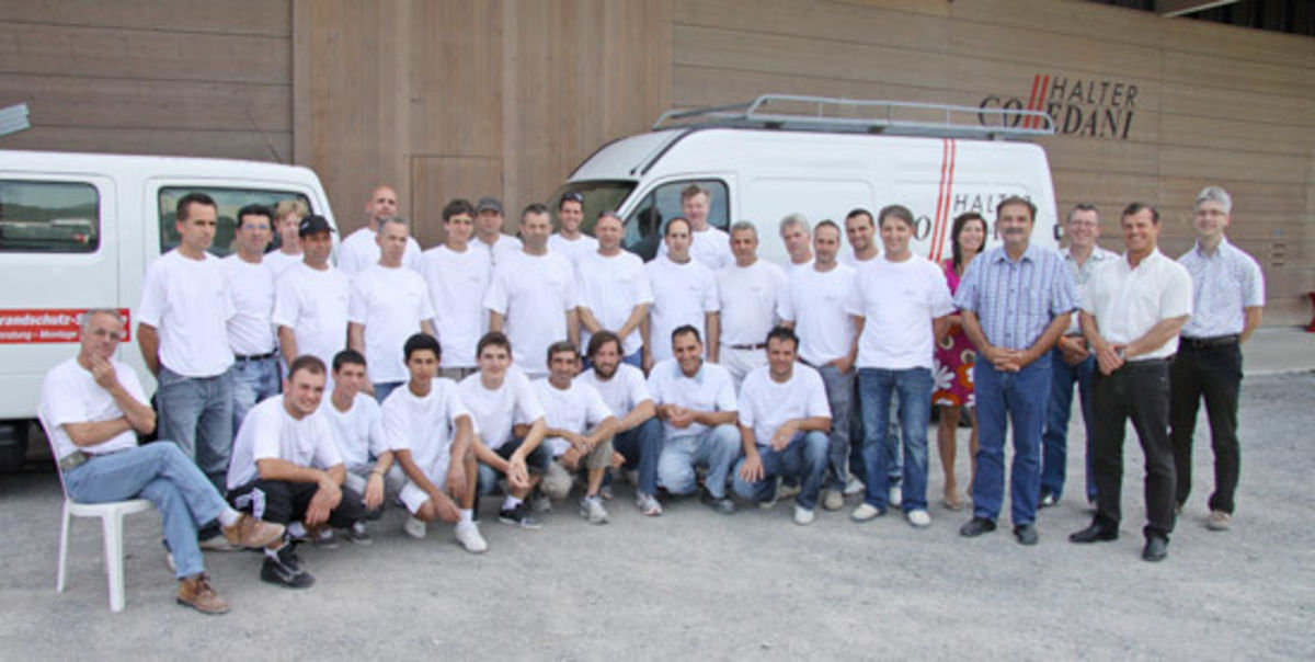 Die Mitarbeiter von Halter & Colledani 