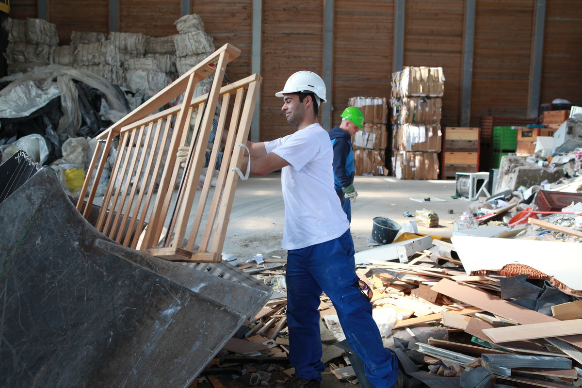 Recyclisten im Arbeitsalltag