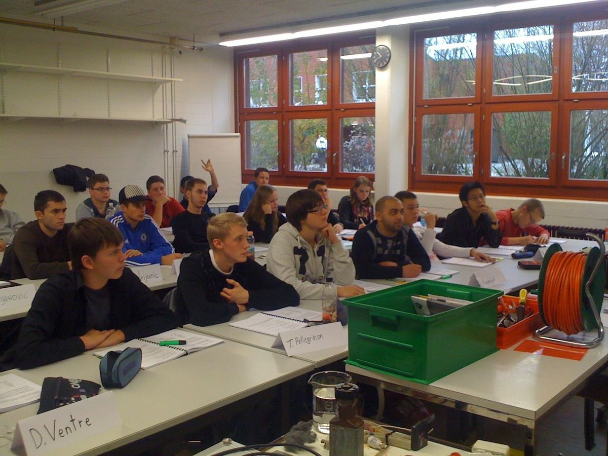 Recyclisten in der Schule